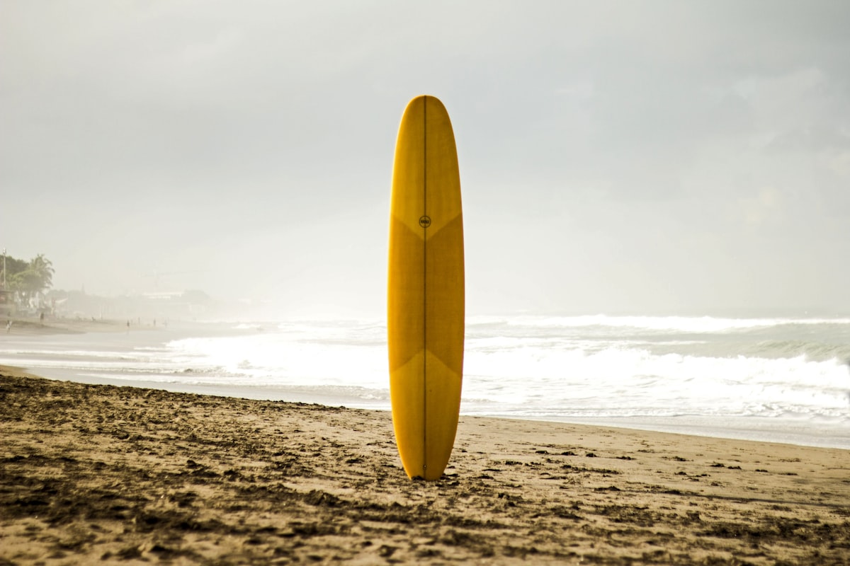 Surfing in the waters around Siargao Island